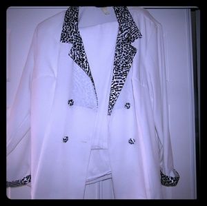 Animal print suit